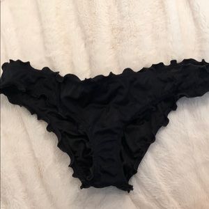 black bikini bottoms